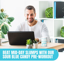Load image into Gallery viewer, Pre-Workout - Sour Blue Candy - My Adventure to Fit
