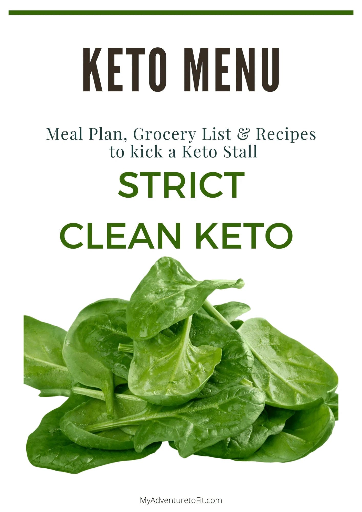 Strict Clean Keto Menu - Breaking a Keto Stall - My Adventure to Fit